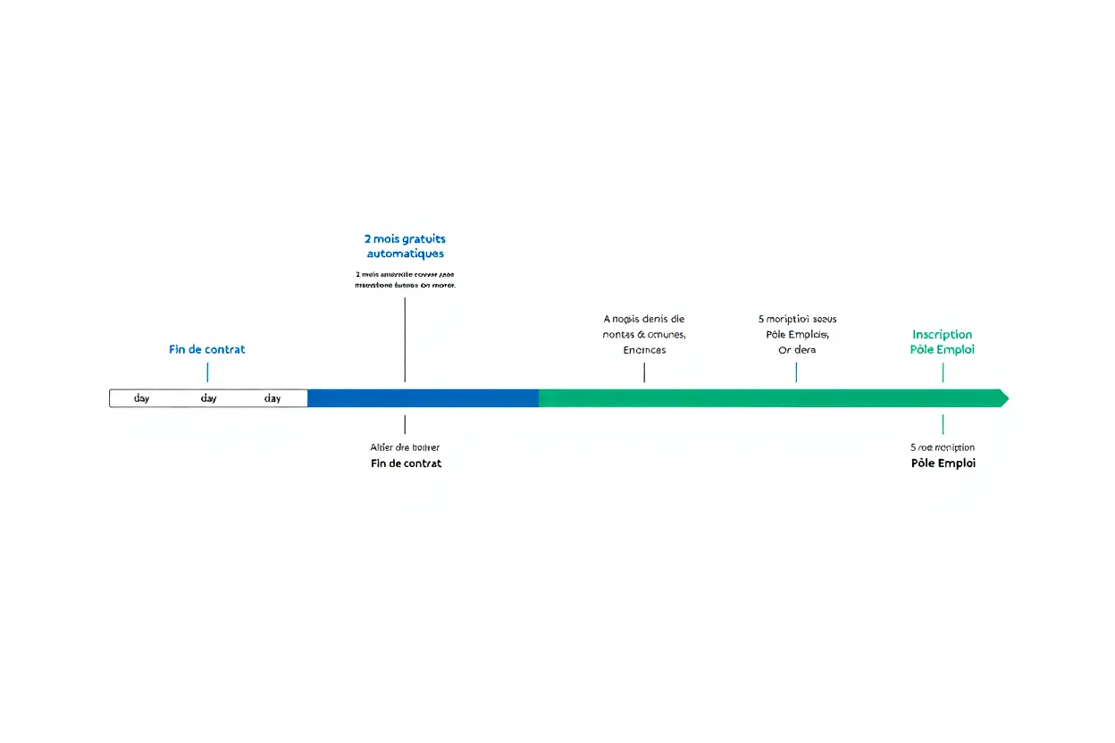 Timeline portabilité mutuelle intérimaire