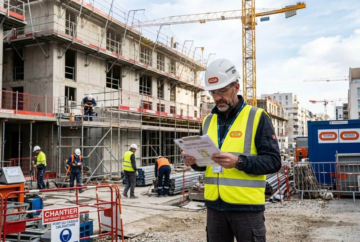 Lire la suite à propos de l’article Normes sécurité chantier : règles, EPI et obligations BTP